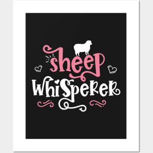 Sheep Whisperer - Cute Farmer gift product Posters and Art